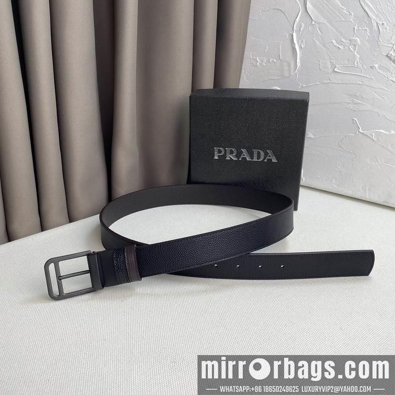 Prada belt 35mmX95-125cm 7D02
