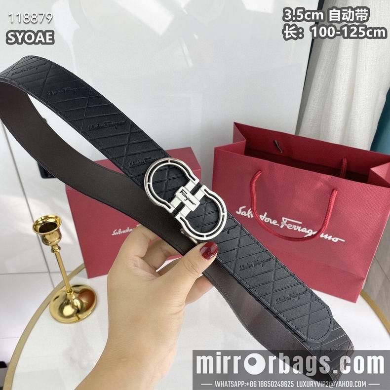 Ferragamo belt自动带 35mmX100-125cm 8L10