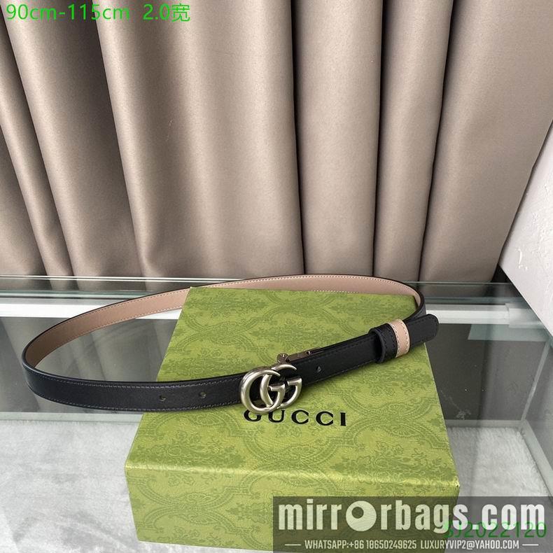 Gucci Belt 20mmX90-115cm 7D01