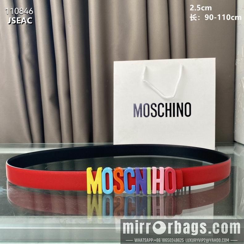 Moschino Belt 25mmX90-110cm 8L01