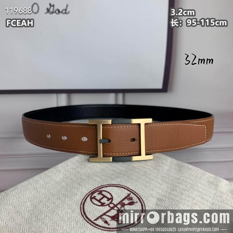 Hermes belt 32mmX95-125cm 8L040803