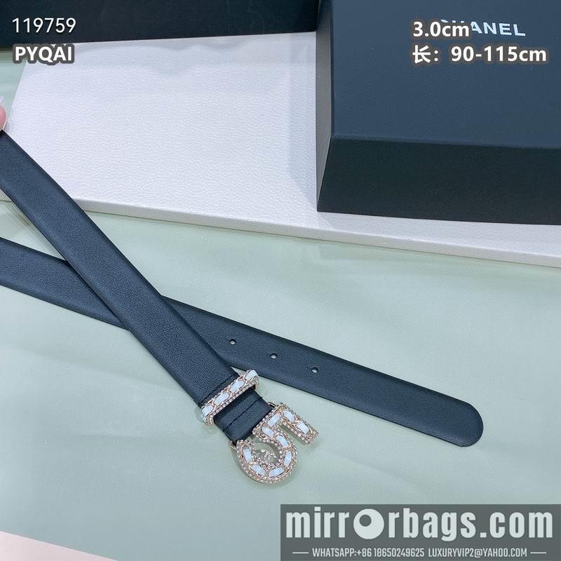 Chanel belt 30mmX90-115cm 8L040804
