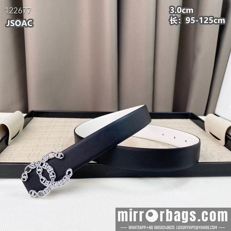 Chanel belt 30mmX95-125cm 8L28