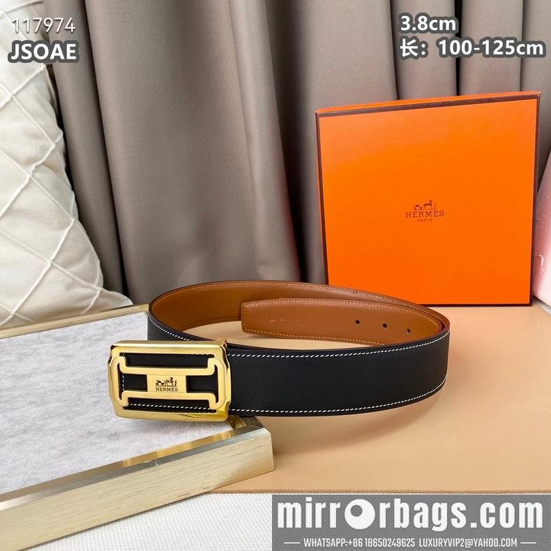 Hermes belt 38mmX100-125cm 8L010801
