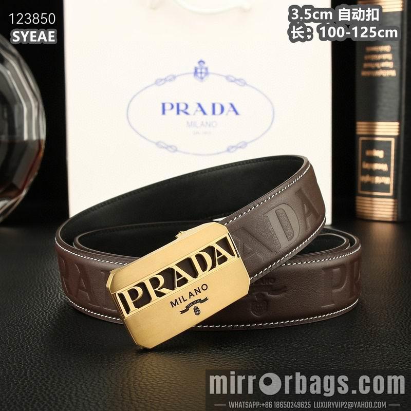 Prada belt 35mmX100-125cm 8L58
