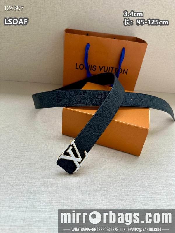 LV belt 34mmX95-125cm 8L25