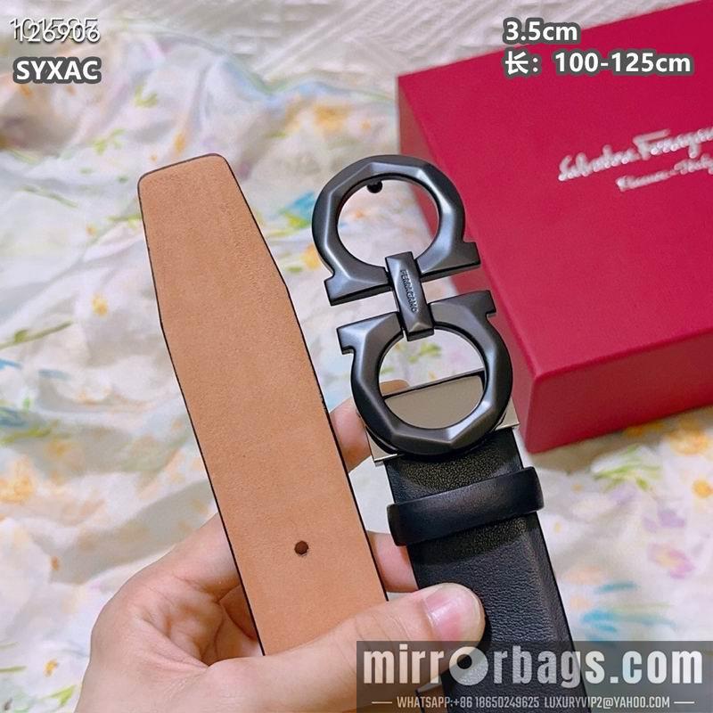 Ferragamo belt 35mmX100-125cm 8L90