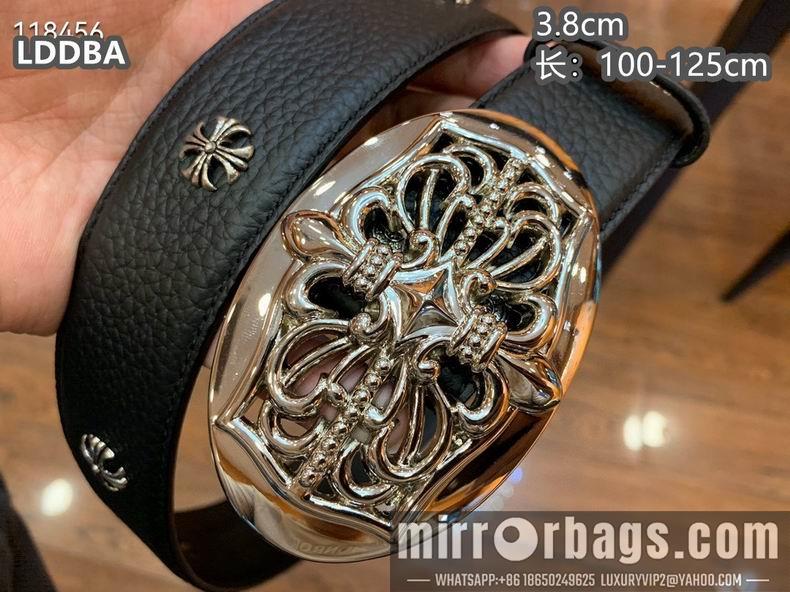 Chrome Hearts belt 38mmX100-125cm 8L06