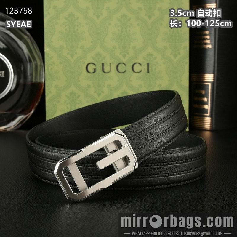 Gucci belt 35mmX100-125cm 8L52