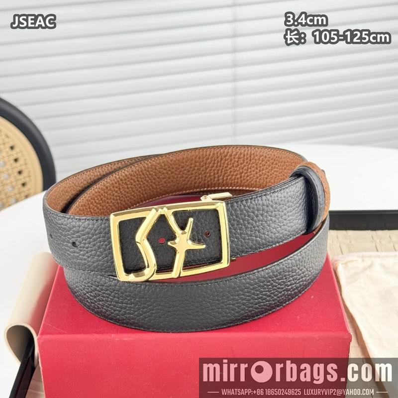 Ferragamo belt 34mmX105-125cm 8L17