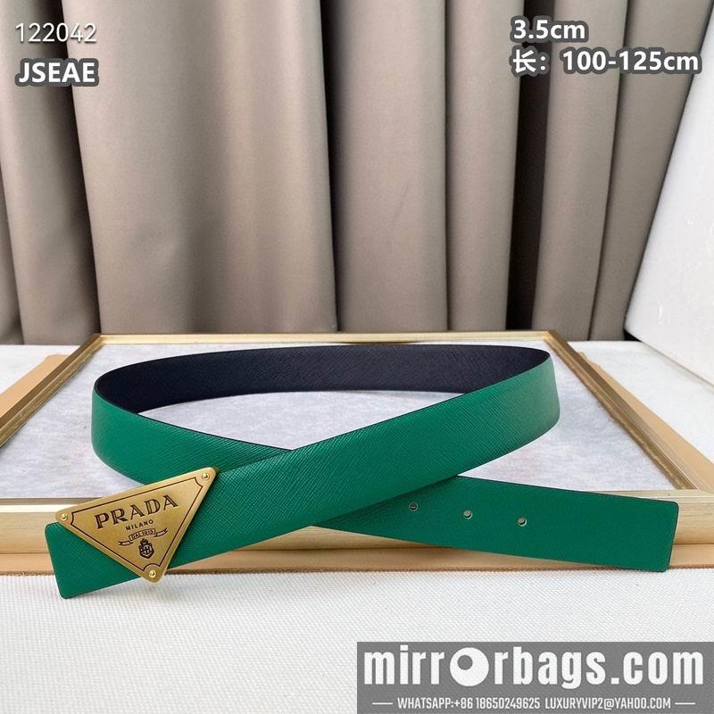 Prada belt 35mmX100-125cm 8L43