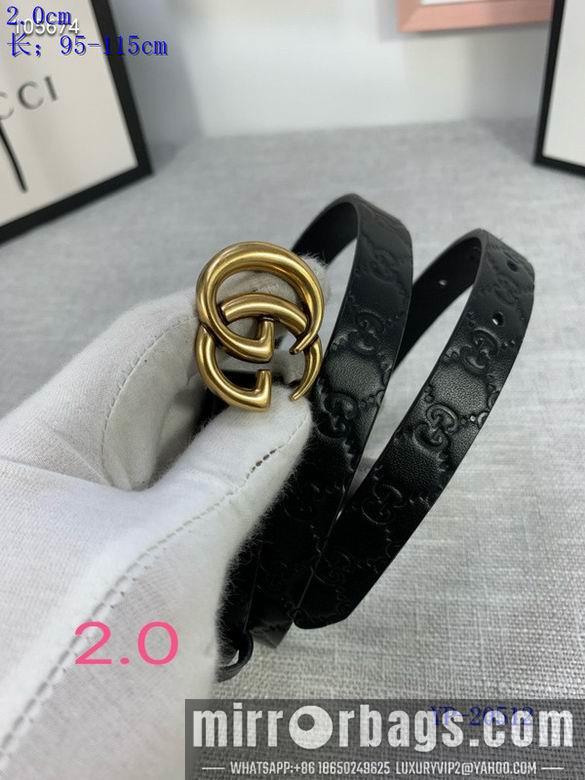 Gucci belt 20mm 95-115cm 8L02
