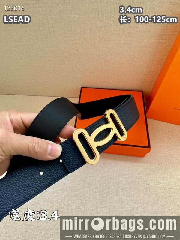 Hermes belt 34mmX100-125cm 8L07