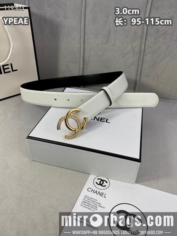 Chanel belt 30mmX95-115cm 8L040803