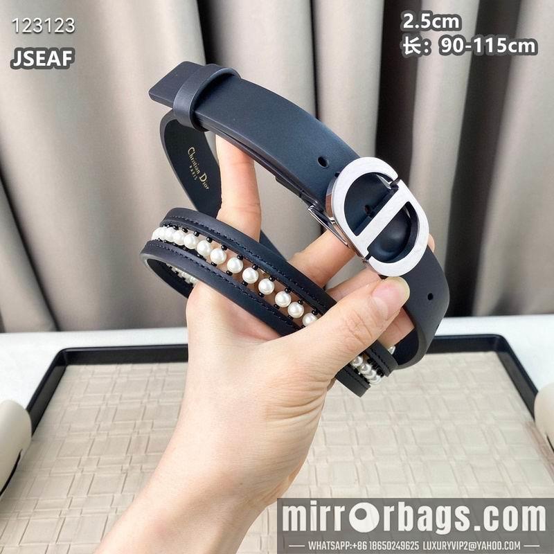 Dior belt 25mmX90-115cm 8L03