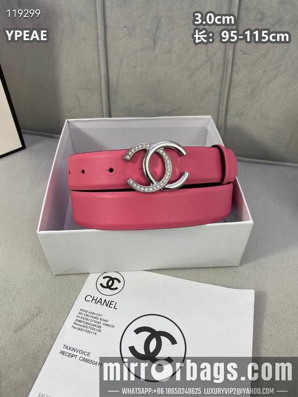 Chanel belt 30mmX95-115cm 8L040803