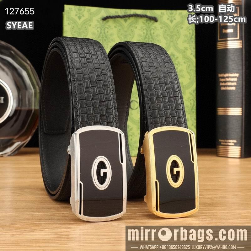 Gucci belt 35mmX100-125cm 8L99