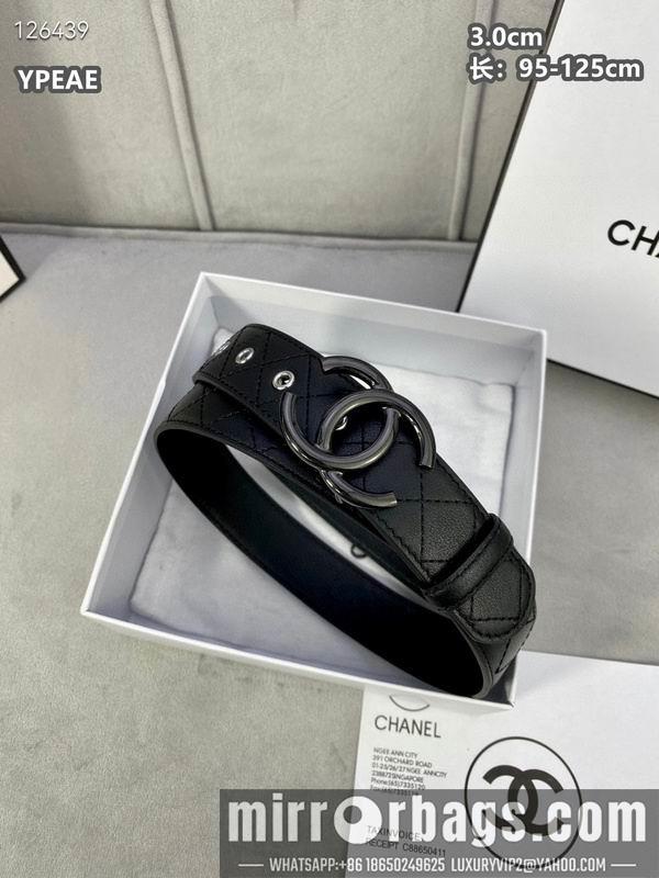 Chanel belt 30mmX95-125cm 8L23