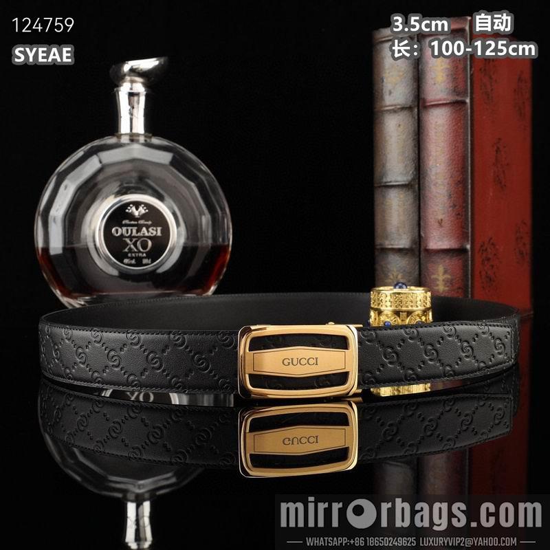 Gucci belt 35mmX100-125cm 8L19