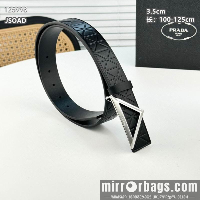 Prada belt 35mmX100-125cm 8L38