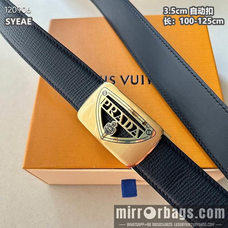 Prada belt 自动带 35mmX100-125cm 8L072002
