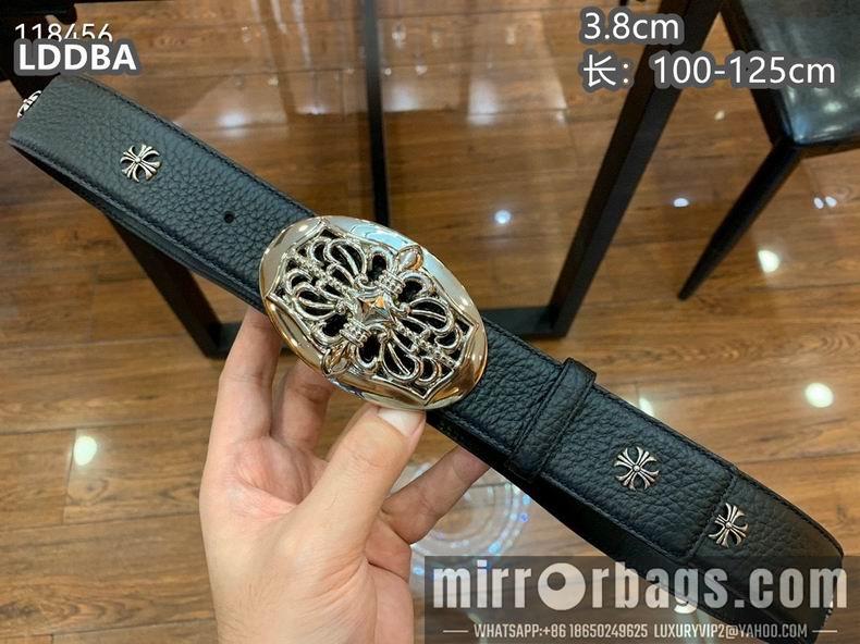 Chrome Hearts belt 38mmX100-125cm 8L06