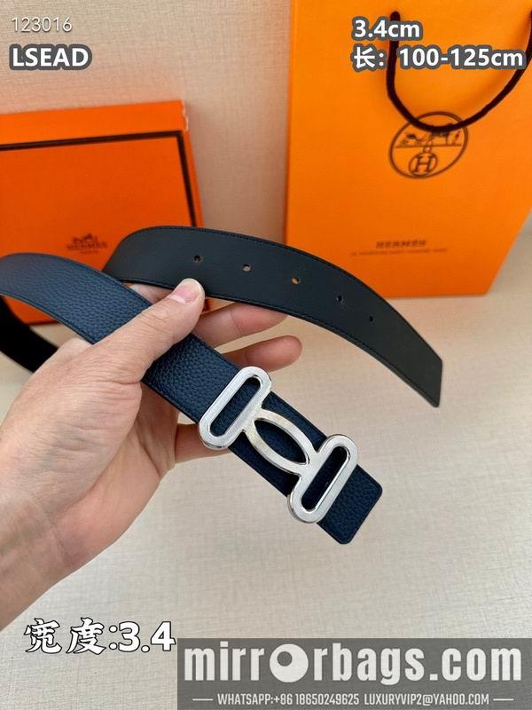 Hermes belt 34mmX100-125cm 8L07