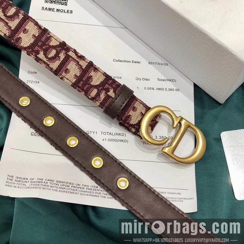 Dior Belt 20mmX95-110cm 7d12