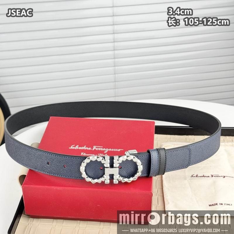 Ferragamo belt 34mmX105-125cm 8L18