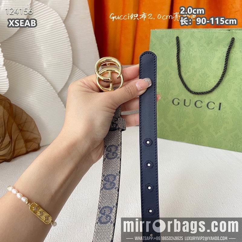 Gucci belt 20mmX90-115cm 8L18