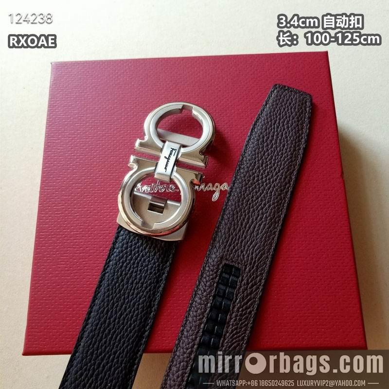 Ferragamo belt 34mmX100-125cm 8L08