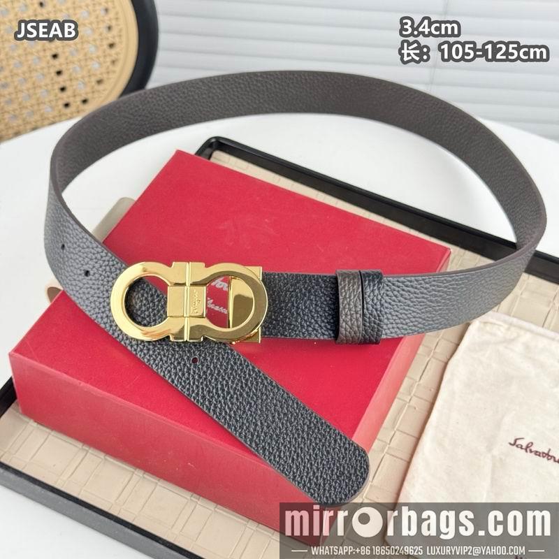 Ferragamo belt 34mmX105-125cm 8L10