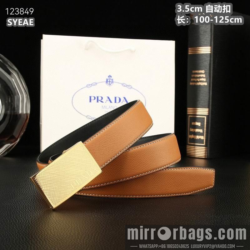 Prada belt 35mmX100-125cm 8L59