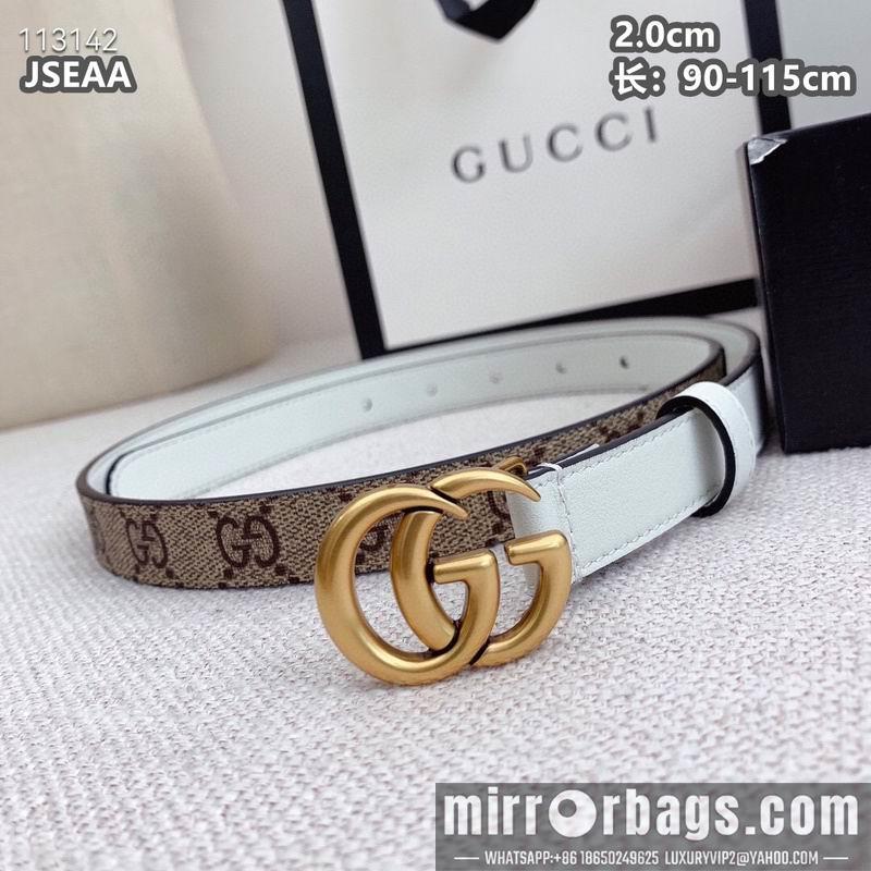 Gucci belt 20mmX90-115cm 8L15