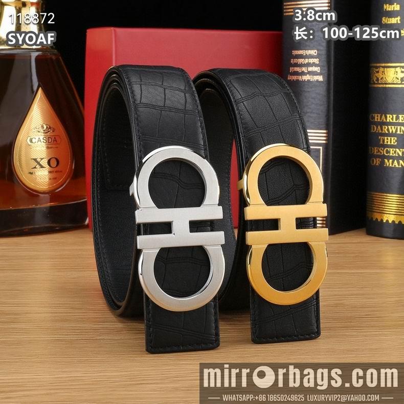 Ferragamo belt 38mmX100-125cm 8L14