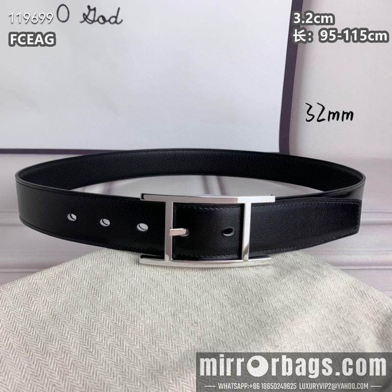 Hermes belt 32mmX95-115cm 8L040802