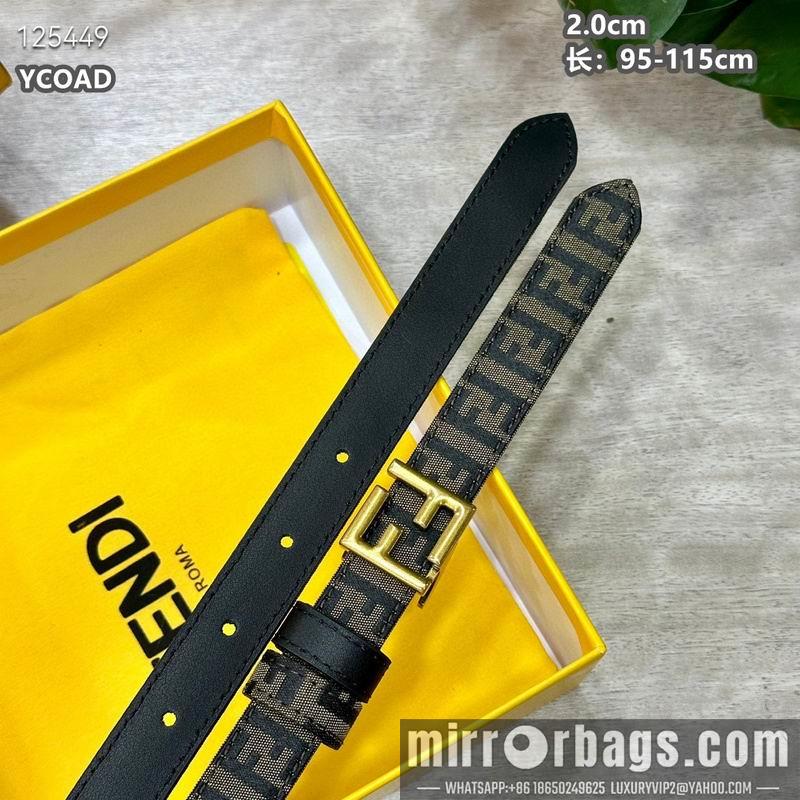 Fendi belt 20mmX95-115cm 8L13