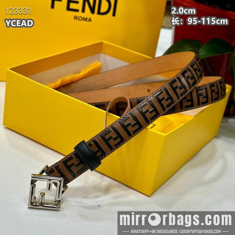 Fendi belt 20mmX95-115cm 8L15