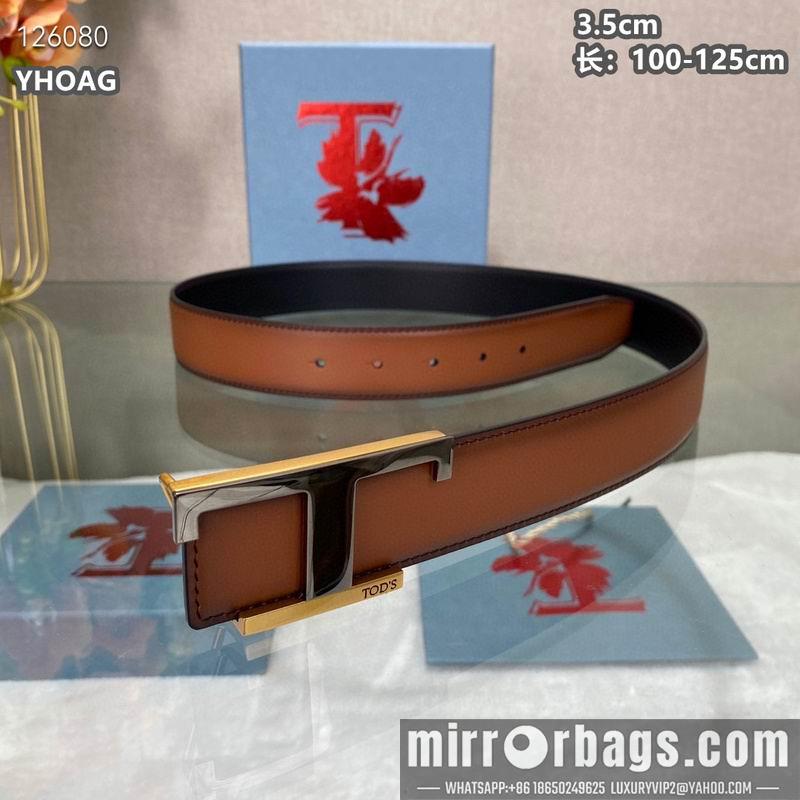 Tod's belt 35mmX100-125cm 8L06