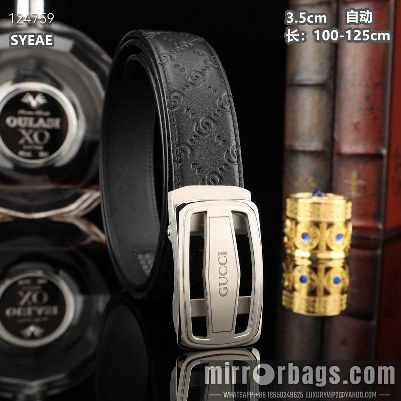 Gucci belt 35mmX100-125cm 8L19