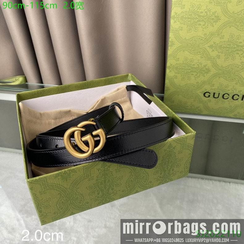Gucci Belt 20mmX90-115cm 7D02
