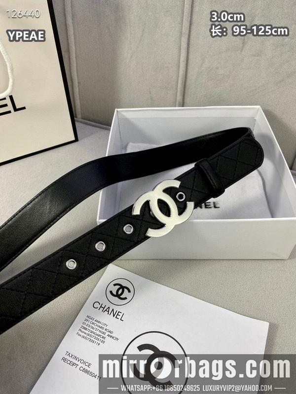 Chanel belt 30mmX95-125cm 8L22