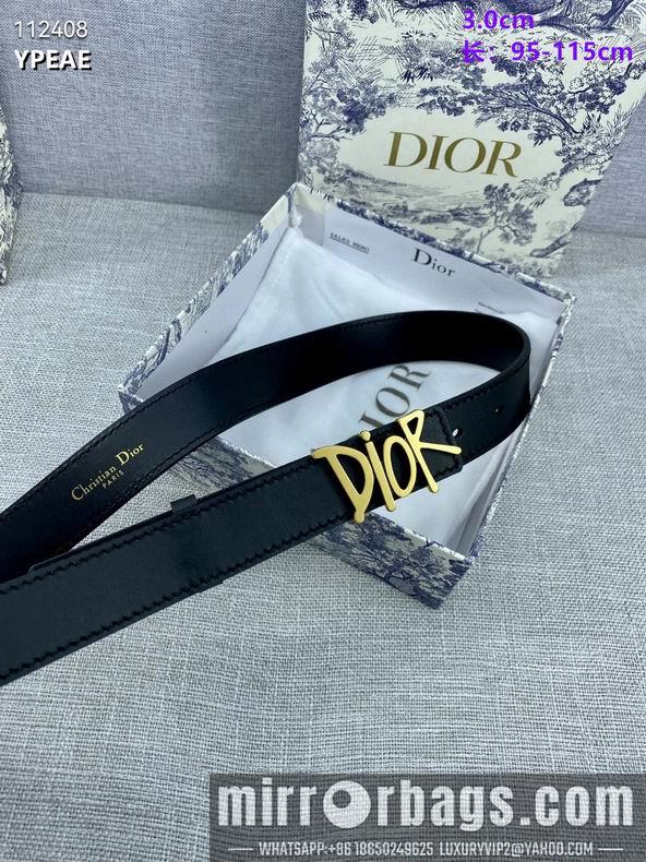 Dior belt 30mmX95-115cm 8L09