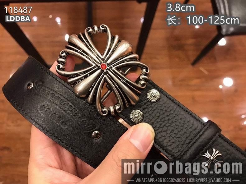 Chrome Hearts belt 38mmX100-125cm 8L03