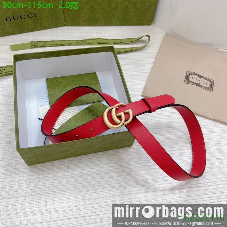 Gucci Belt 20mmX90-115cm 7D06