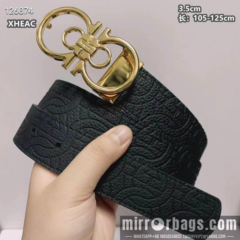 Ferragamo belt 35mmX105-125cm 8L107
