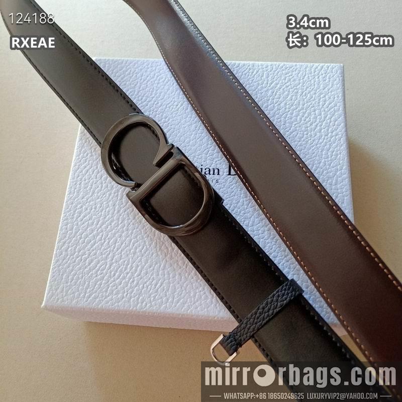 Dior belt 34mmX100-125cm 8L01