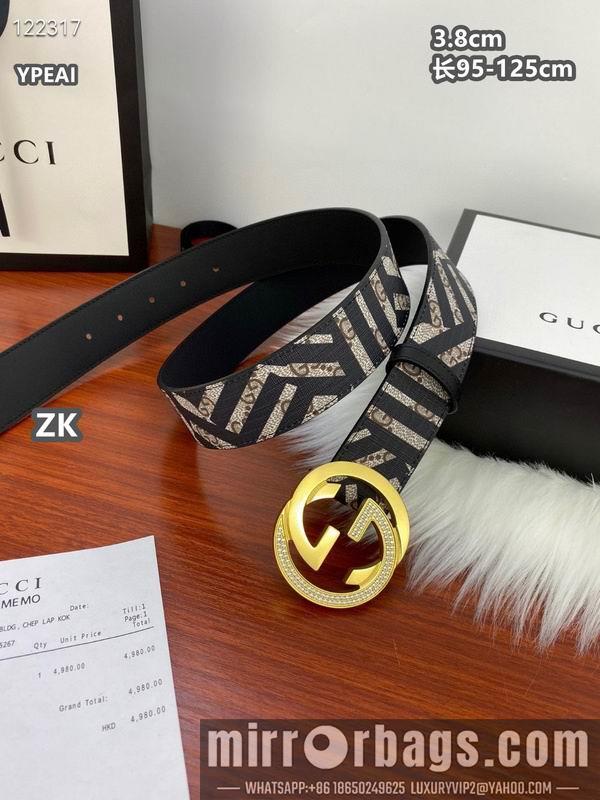 Gucci belt 38mmX95-125cm 8L21