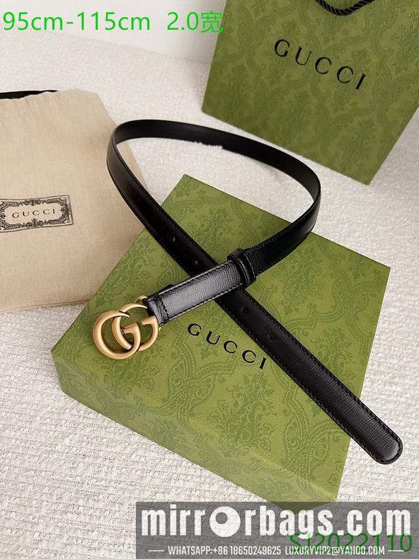 Gucci belt 20mmX95-115cm 7D02