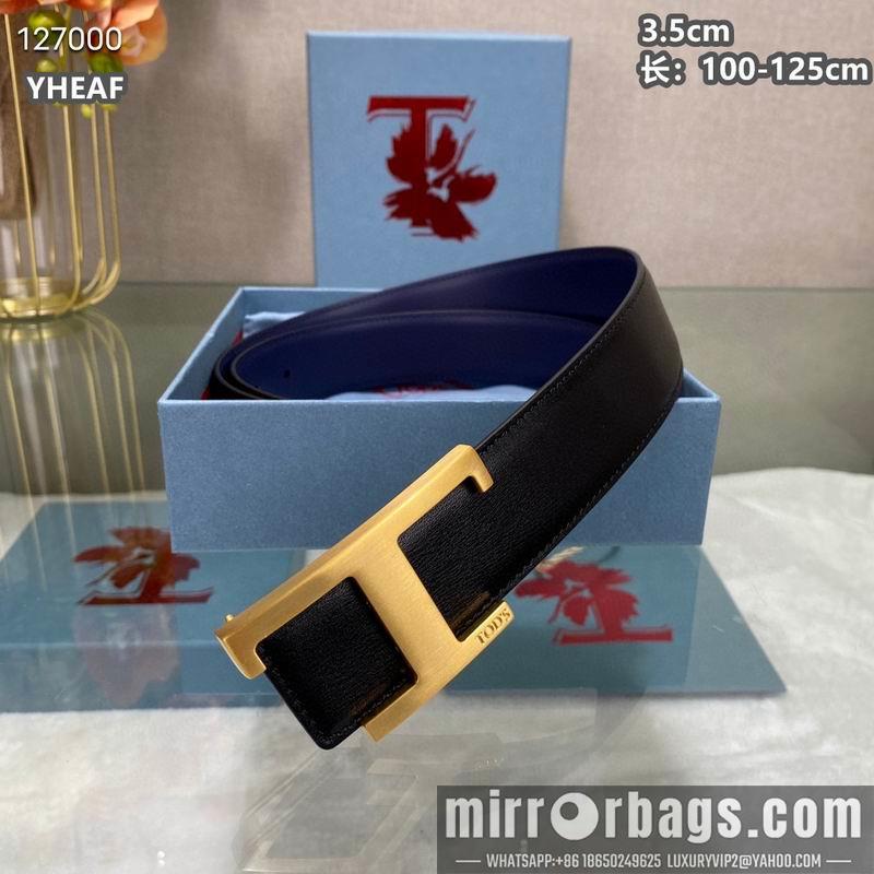 TOD's belt 35mmX100-125cm 8L10